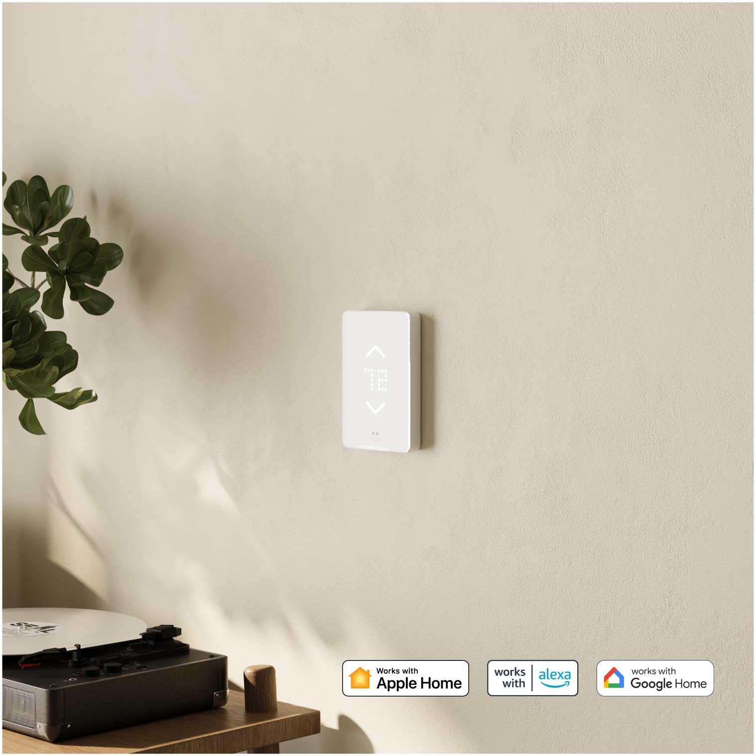 Smart WiFi Thermostat for Electric Baseboard Heaters - 120V/240V High Voltage, HomeKit & Alexa Compatible, White